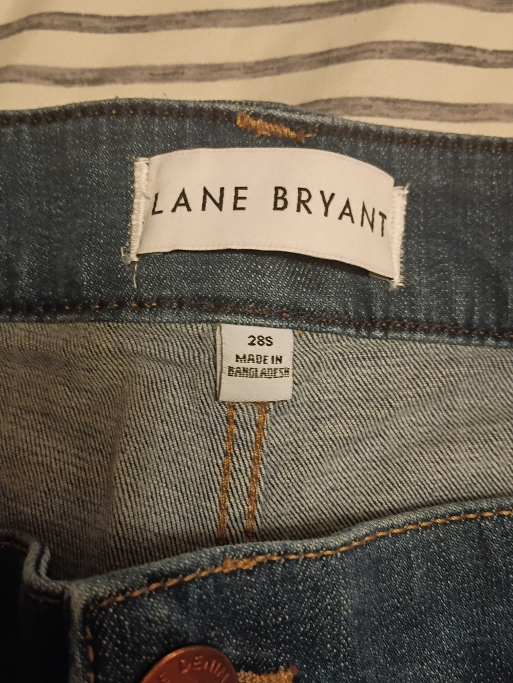 Lane Bryant Medium Blue Denim Jeans - Classic Stretch